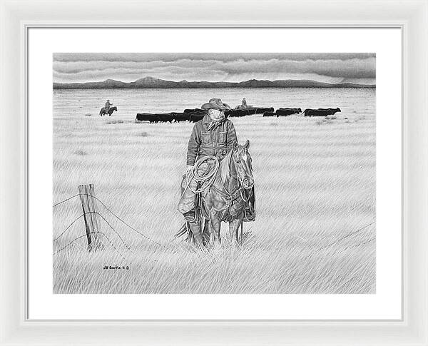 The Passing Storm - Framed Print