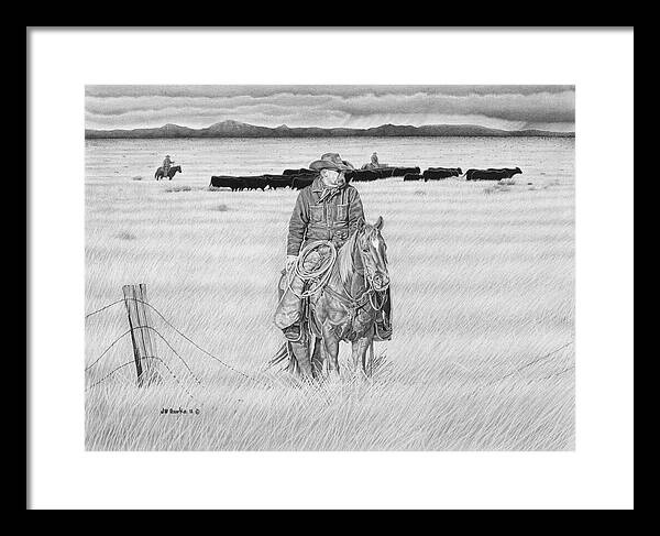 The Passing Storm - Framed Print
