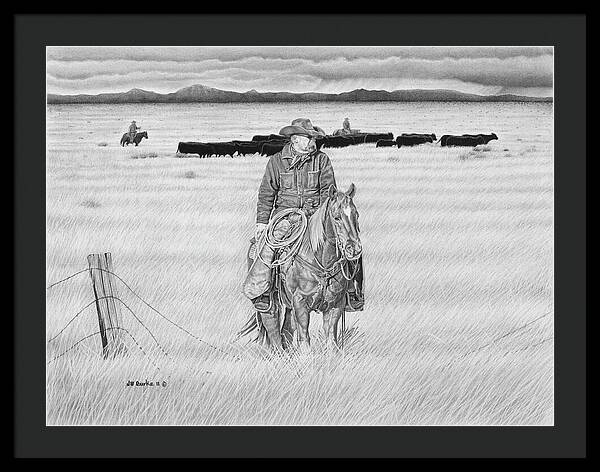 The Passing Storm - Framed Print