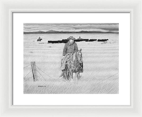 The Passing Storm - Framed Print