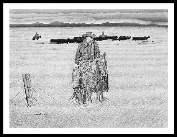 The Passing Storm - Framed Print