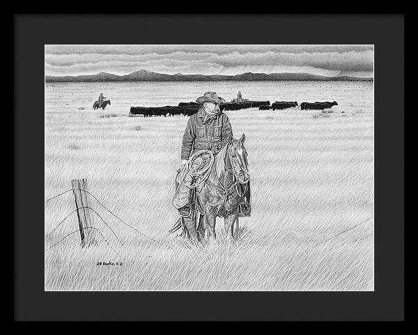 The Passing Storm - Framed Print