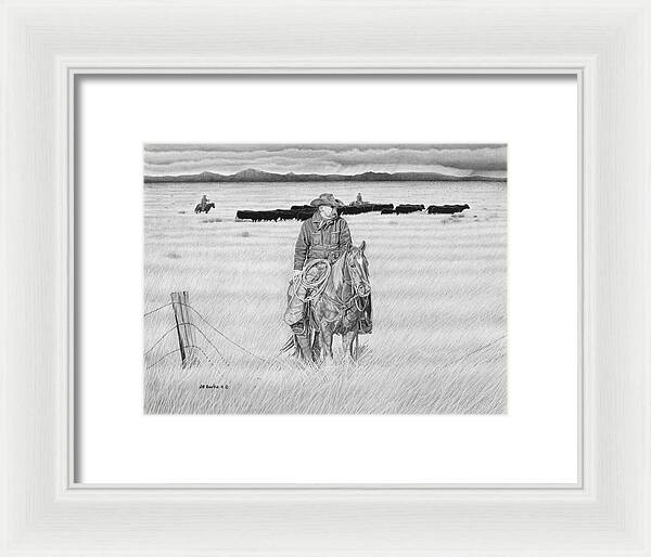 The Passing Storm - Framed Print
