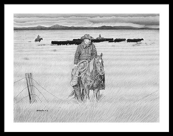 The Passing Storm - Framed Print
