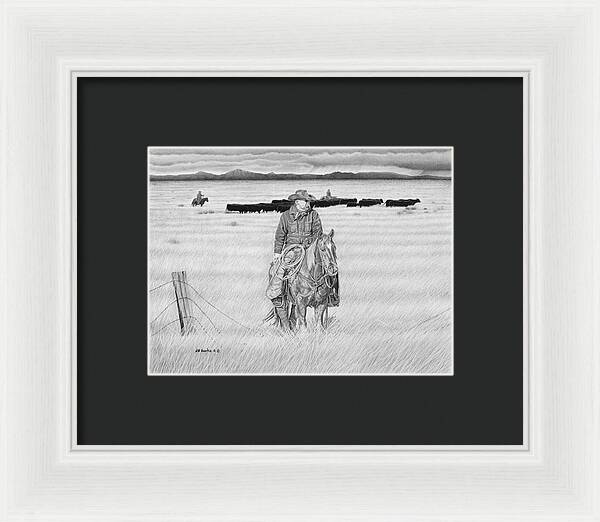 The Passing Storm - Framed Print