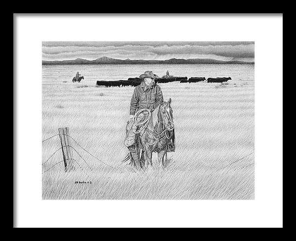The Passing Storm - Framed Print