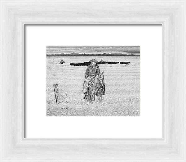 The Passing Storm - Framed Print