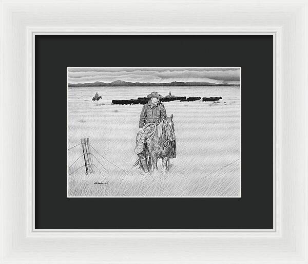 The Passing Storm - Framed Print