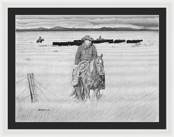 The Passing Storm - Framed Print