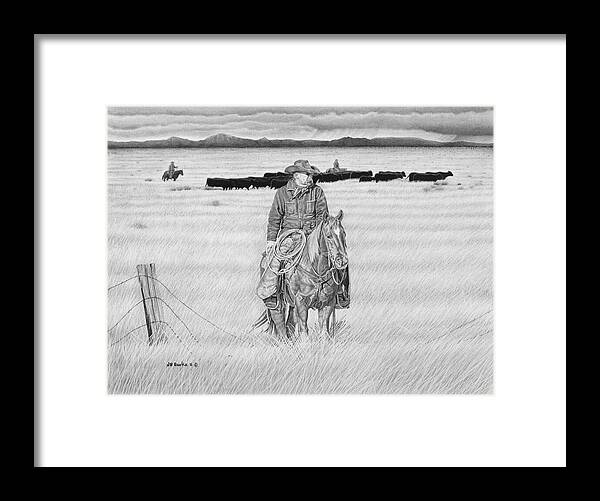 The Passing Storm - Framed Print