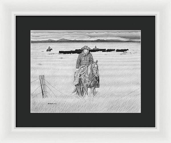 The Passing Storm - Framed Print