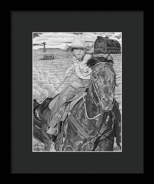 The Real Billy The Kid - Framed Print