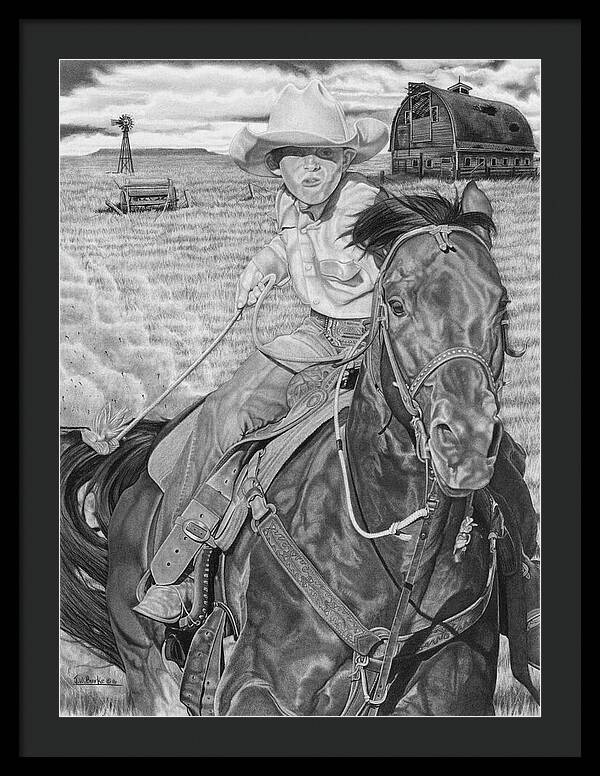 The Real Billy The Kid - Framed Print