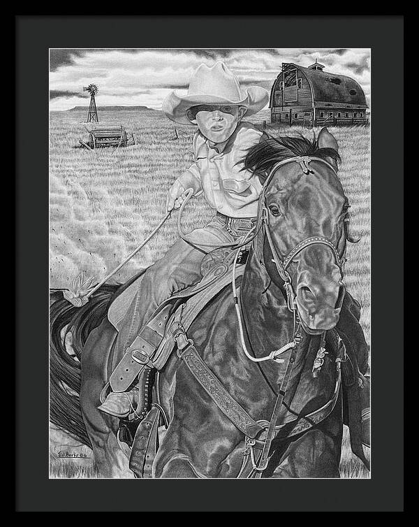 The Real Billy The Kid - Framed Print