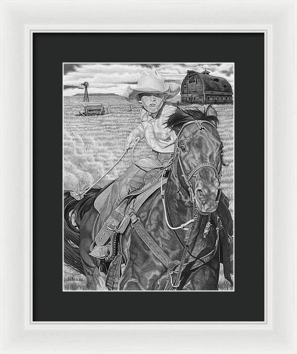 The Real Billy The Kid - Framed Print