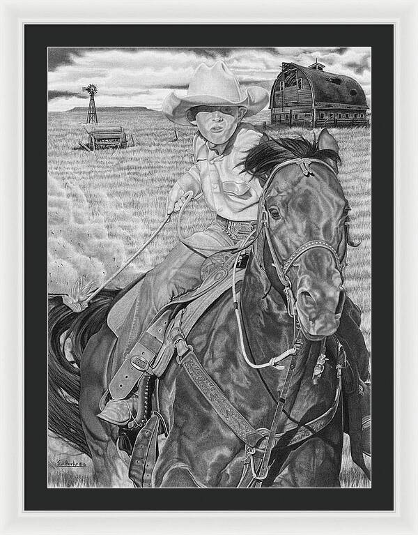 The Real Billy The Kid - Framed Print