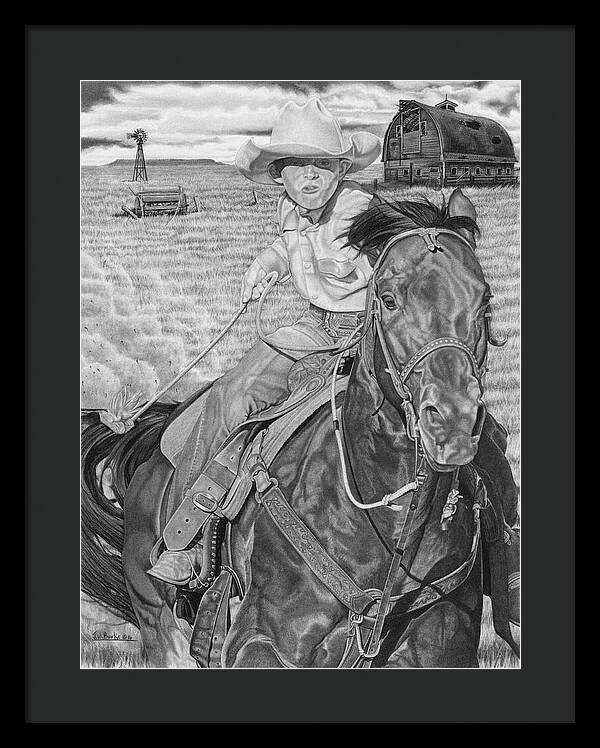 The Real Billy The Kid - Framed Print