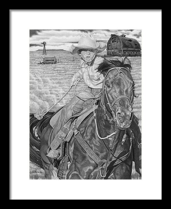 The Real Billy The Kid - Framed Print