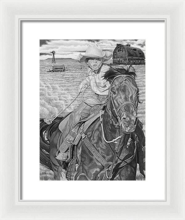 The Real Billy The Kid - Framed Print