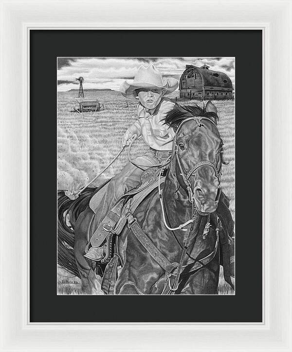 The Real Billy The Kid - Framed Print