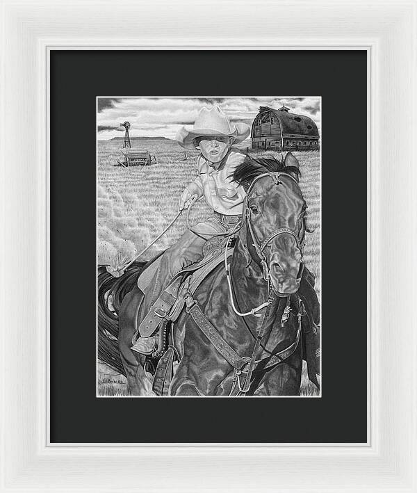 The Real Billy The Kid - Framed Print