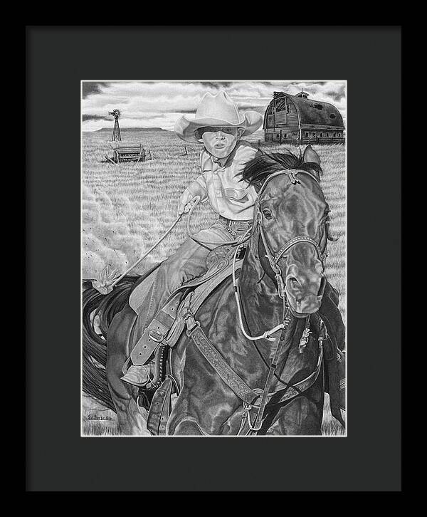 The Real Billy The Kid - Framed Print