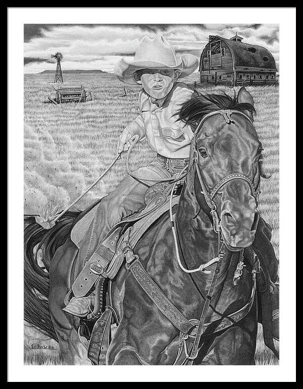 The Real Billy The Kid - Framed Print