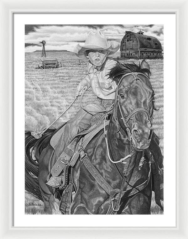 The Real Billy The Kid - Framed Print