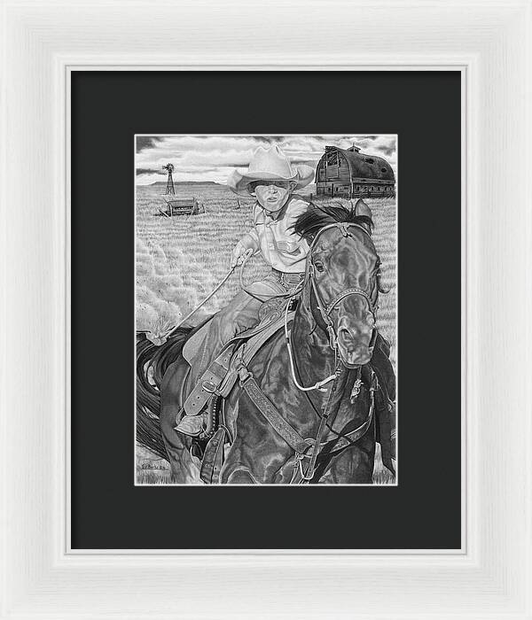 The Real Billy The Kid - Framed Print
