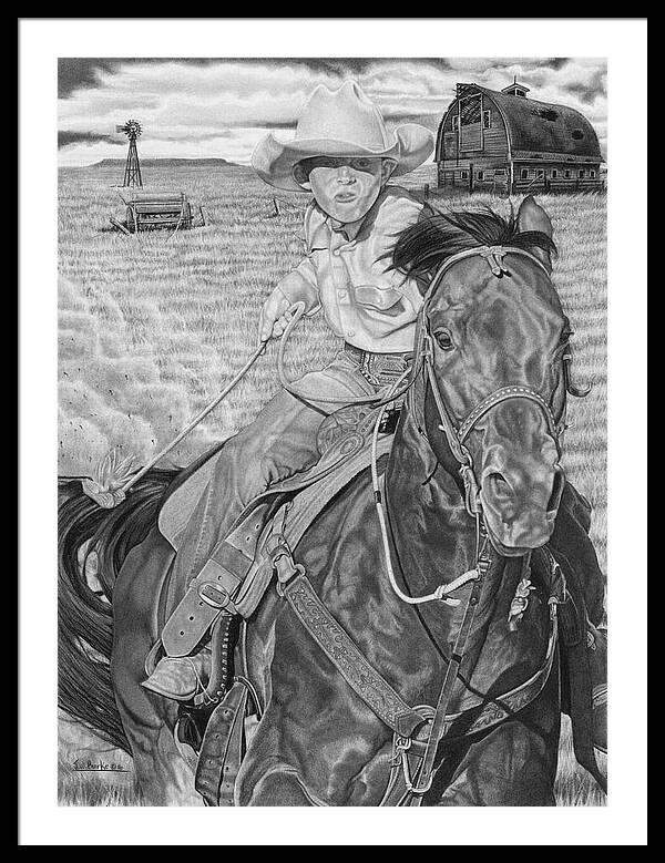 The Real Billy The Kid - Framed Print