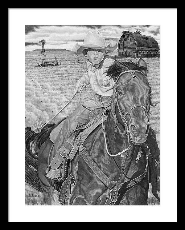 The Real Billy The Kid - Framed Print