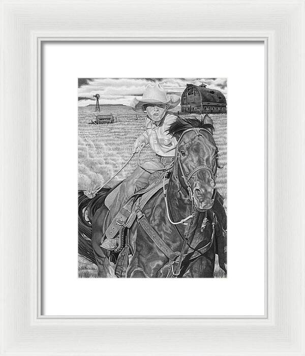 The Real Billy The Kid - Framed Print