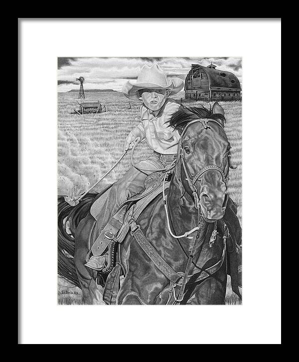 The Real Billy The Kid - Framed Print