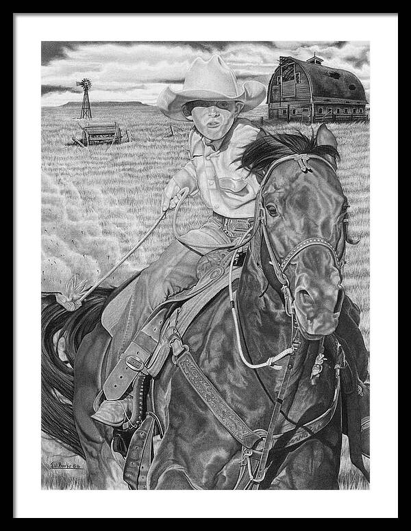 The Real Billy The Kid - Framed Print