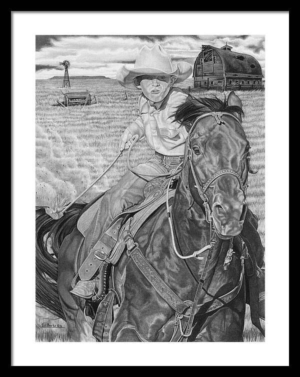 The Real Billy The Kid - Framed Print