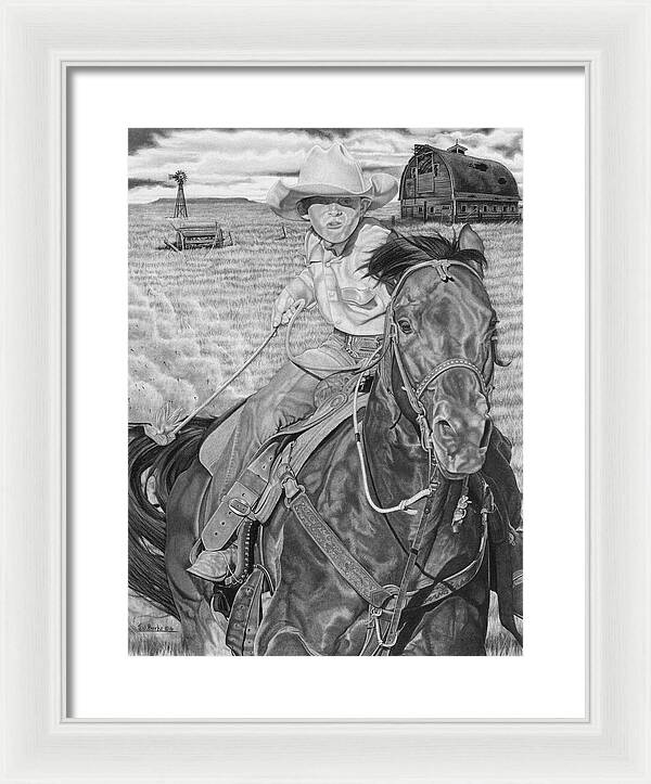 The Real Billy The Kid - Framed Print