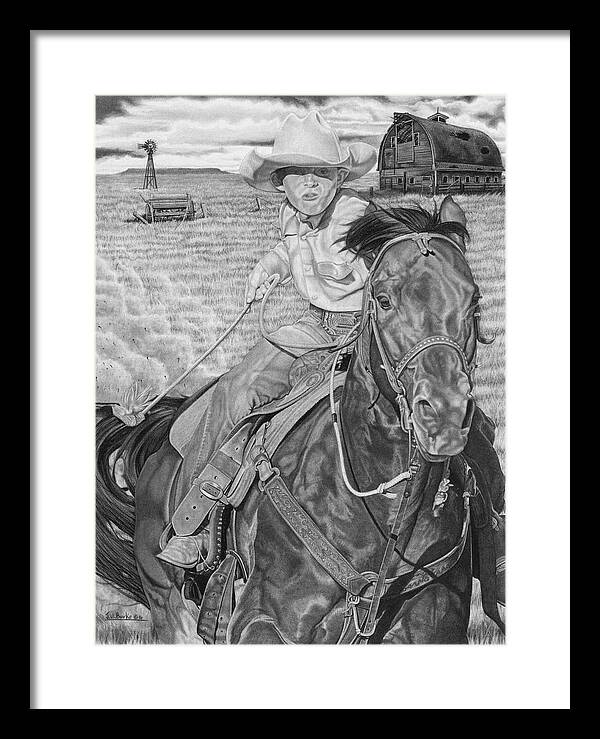 The Real Billy The Kid - Framed Print