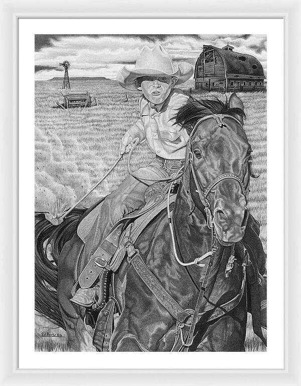 The Real Billy The Kid - Framed Print