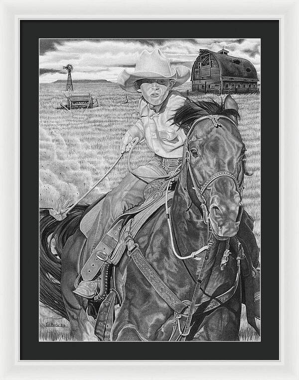 The Real Billy The Kid - Framed Print