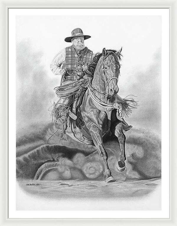 Trouble Up Ahead - Framed Print