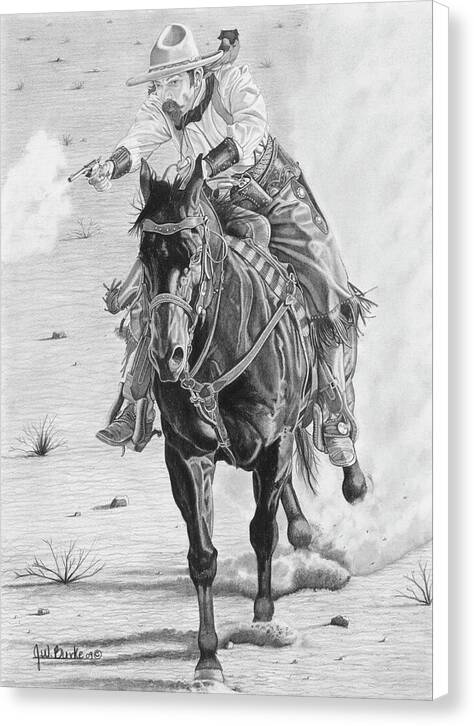 Wild Bill Rides Again - Canvas Print