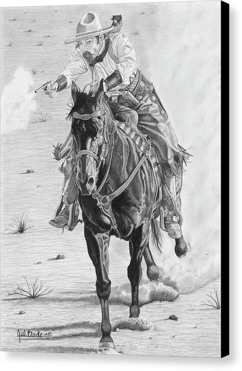 Wild Bill Rides Again - Canvas Print