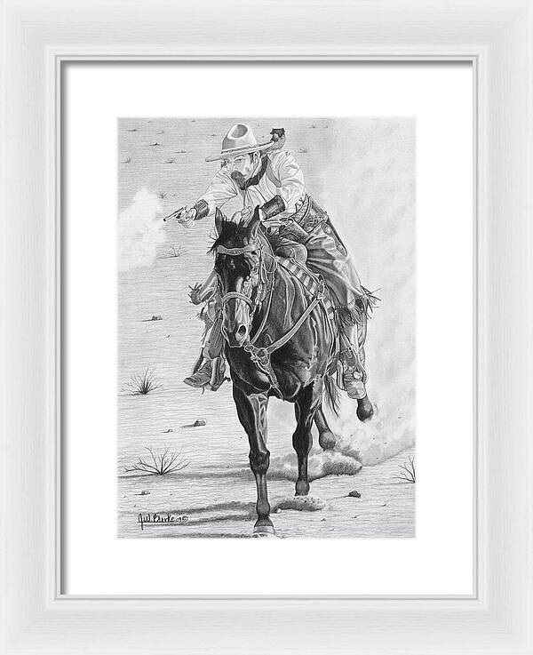 Wild Bill Rides Again - Framed Print