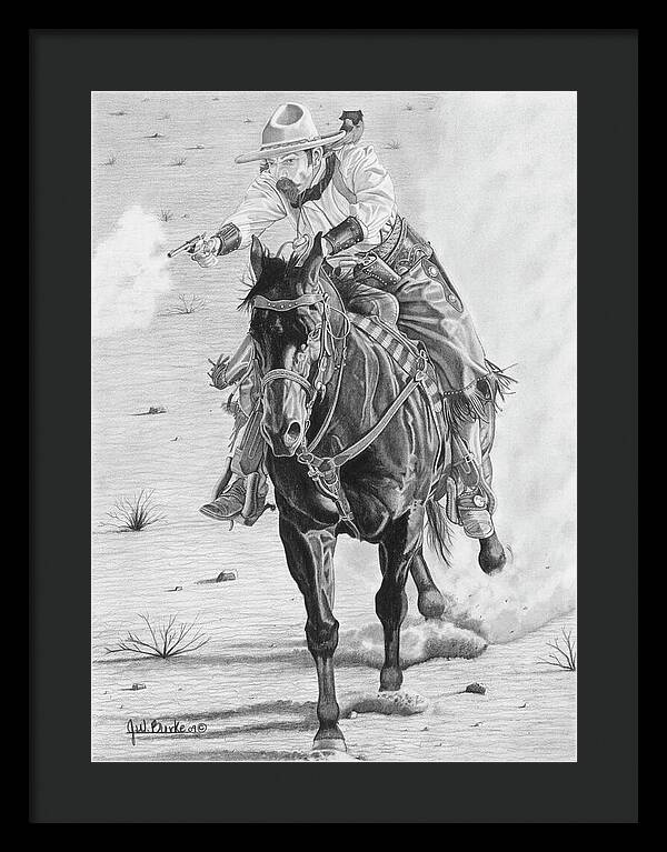 Wild Bill Rides Again - Framed Print