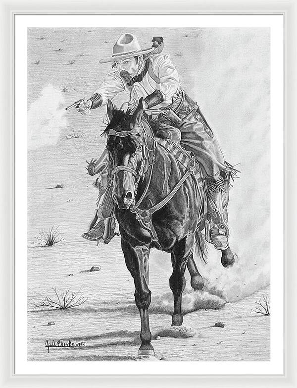 Wild Bill Rides Again - Framed Print