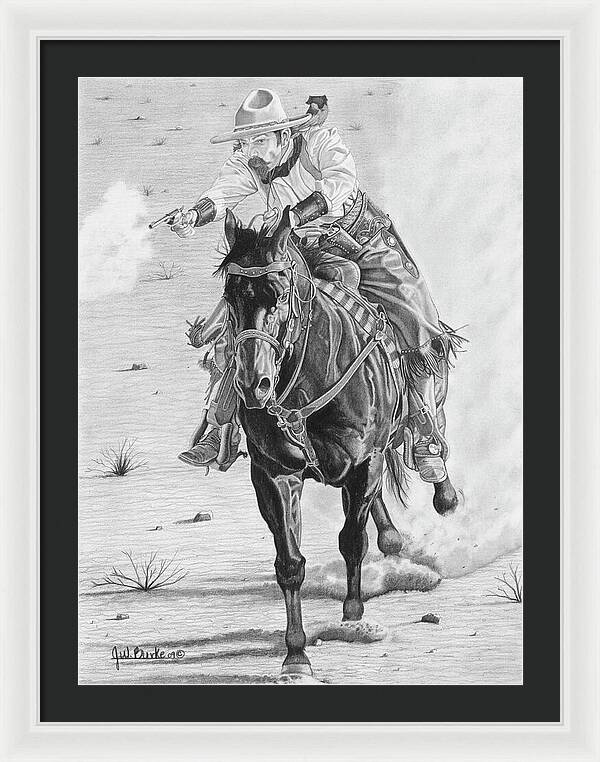 Wild Bill Rides Again - Framed Print