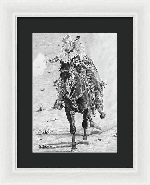 Wild Bill Rides Again - Framed Print