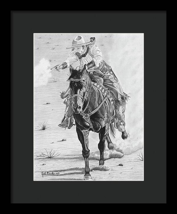 Wild Bill Rides Again - Framed Print