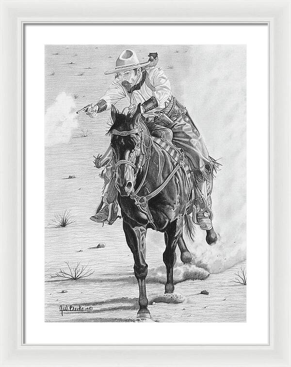 Wild Bill Rides Again - Framed Print