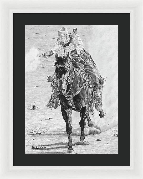 Wild Bill Rides Again - Framed Print